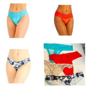 Bundle  JENNI Lace Trim Thong Panties underwear  XXL